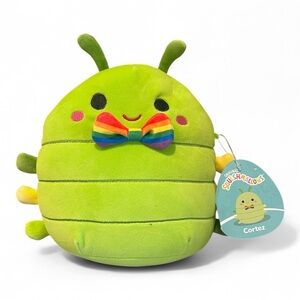 PRIDE Squishmallow ‘25 - CORTEZ 8” Rainbow Caterpillar with Tags
